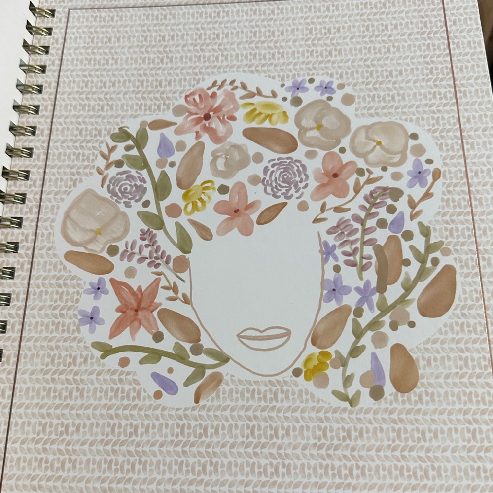 Replacement 12 month Happy Planner Zaewild Planted Blossoms pieces